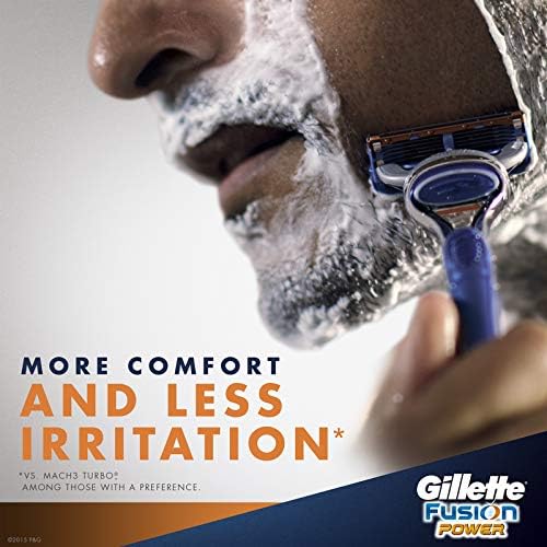 Gillette – Fusion Power 5 lame con 4 testine di ricambio