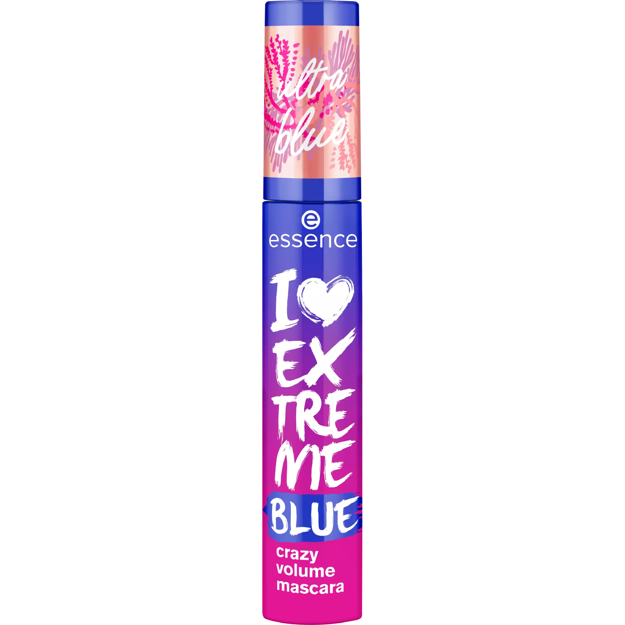 ESSENCE LIFE in CORAL I LOVE EXTREME BLUE mascara volumizzante