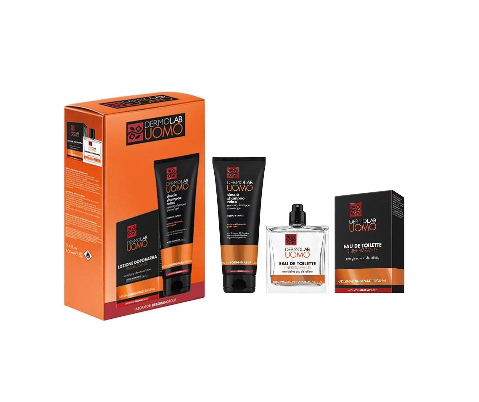 Dermolab uomo docciashampoo 250ml+edt 100ml