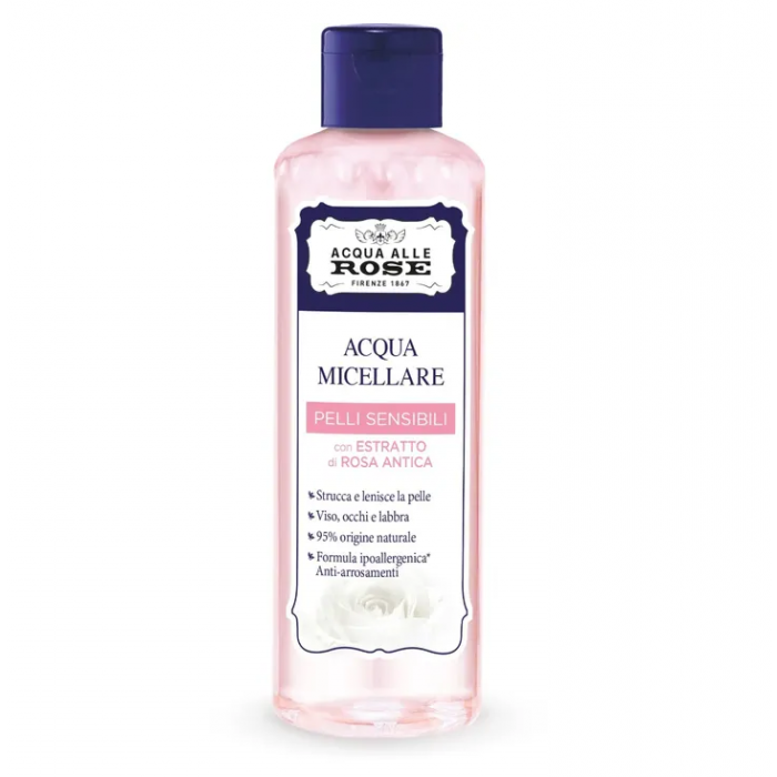 ACQUA MICELLARE PELLI SENSIBILI ACQUA ALLE ROSE 200ML