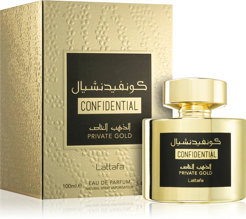 Lattafa Confidential Private Gold eau de Parfum 100ml