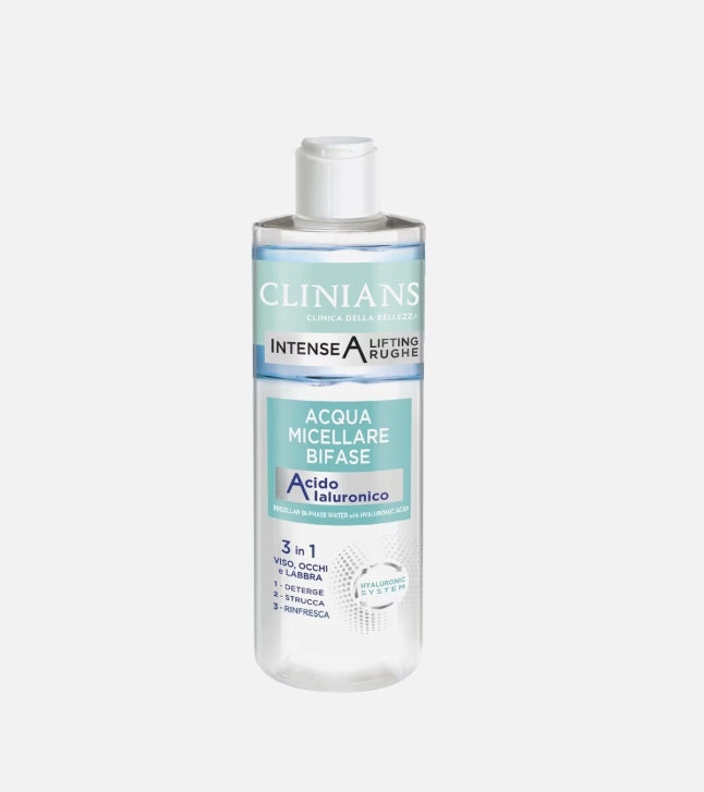 Clinians INTENSE A LIFTING RUGHE ACQUA MICELLARE BIFASE 400ml