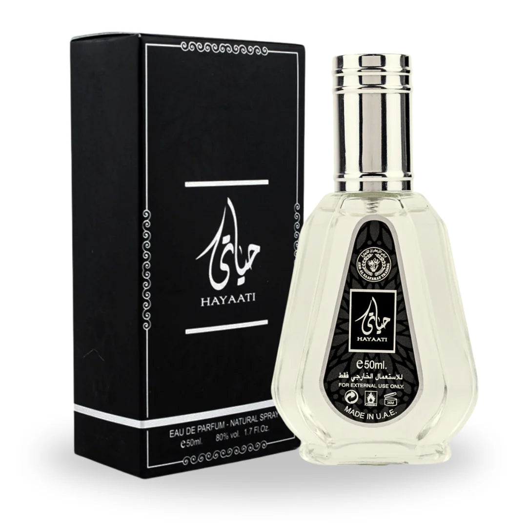 Hayaati Nero Eau de Parfum 50ml di Lattafa