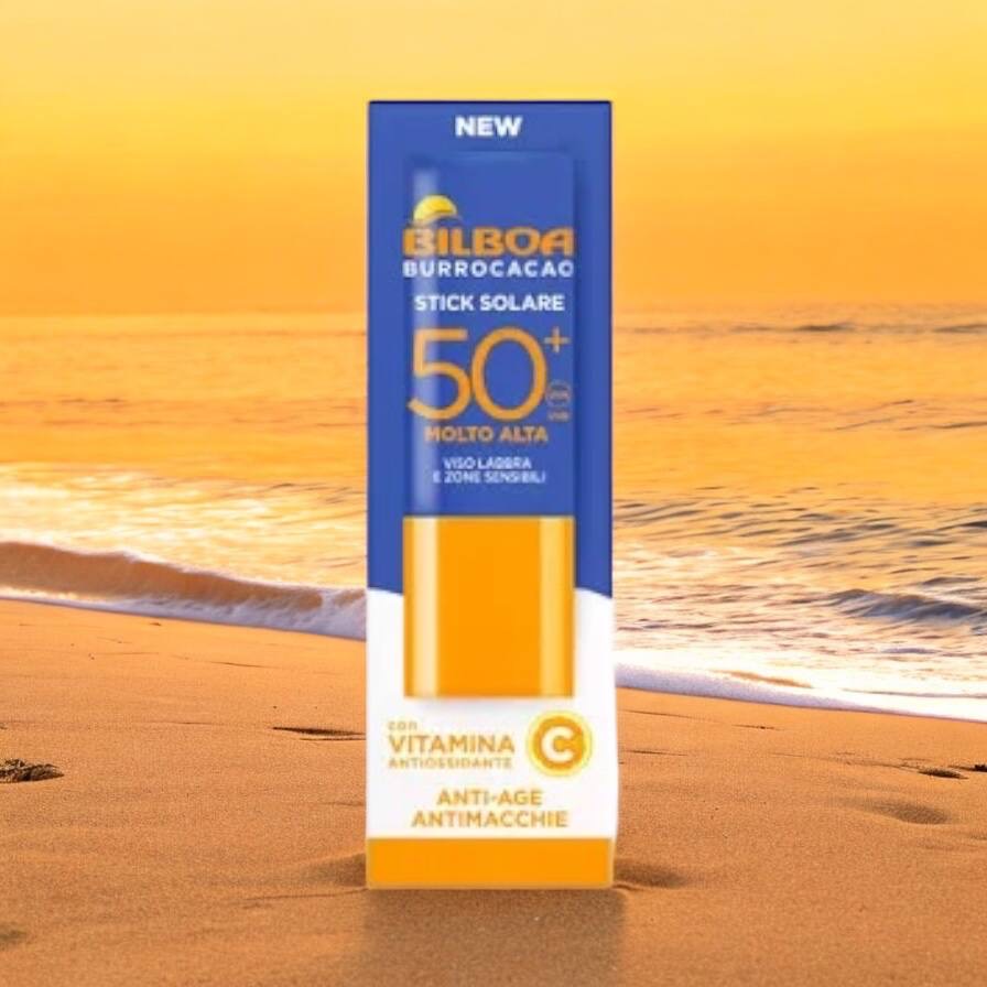 Bilboa Stick solare Burrocacao SPF50+, 12 ml