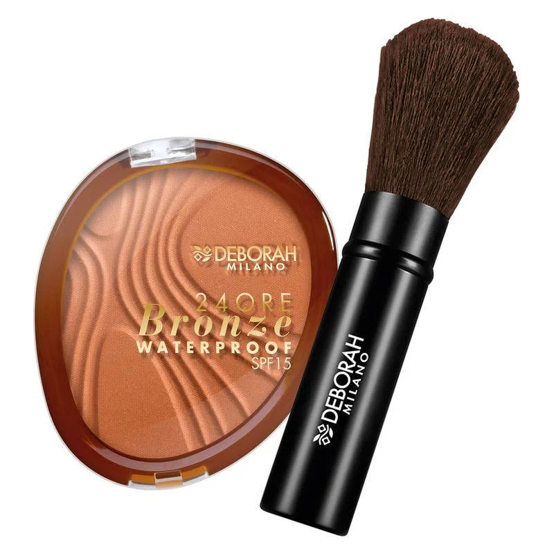 Deborah 24 Ore Bronze n. 01 Light Rose + Pennello