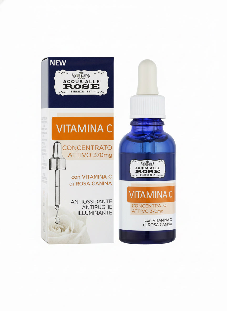 Roberts acqua alle rose siero viso concentrato attivo 370 mg alla vitamina C di rosa canina