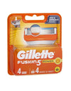 Gillette – Fusion Power 5 lame con 4 testine di ricambio