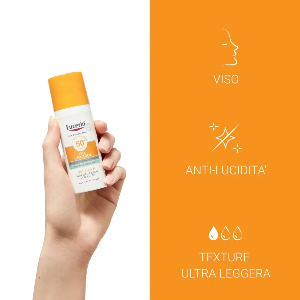 Eucerin Sun Gel-Creme Oil Control Tocco Secco SPF 50+