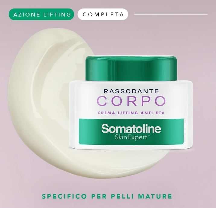 Somatoline SkinExpert, Rassodante Corpo Crema Lifting Anti Età, Trattamento Corpo Ideale per Pelle Matura, 300ml