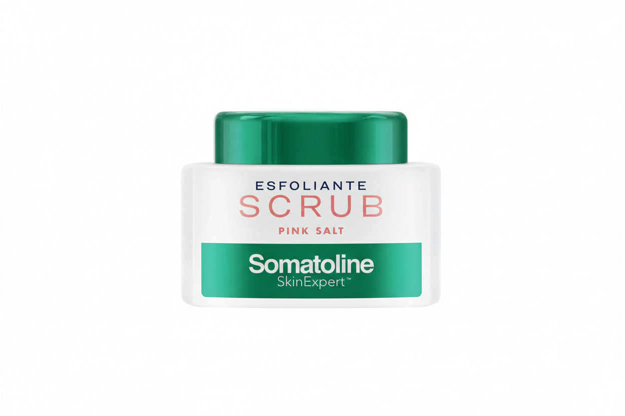 Somatoline SkinExpert, Scrub Pink Salt, Trattamento Corpo Esfoliante Rivitalizzante, con Sale Integrale 350gr