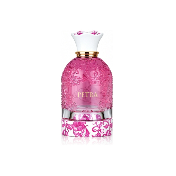 Lattafa Petra Viola – Eau de Parfum 100 ml, Fragranza Femminile Araba, Composizione Orientale-Floreale, Note di Testa Frutto della Passione e Bergamotto