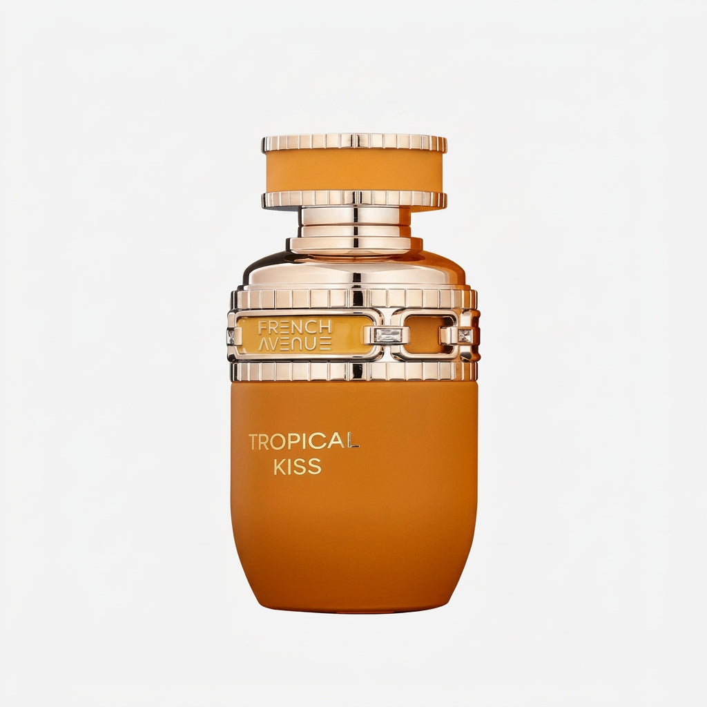 French Avenue Tropical Kiss EDP 80ml - Fragranza Unisex Orientale Gourmand con Note di Camomilla Mango e Fiore d'Arancio