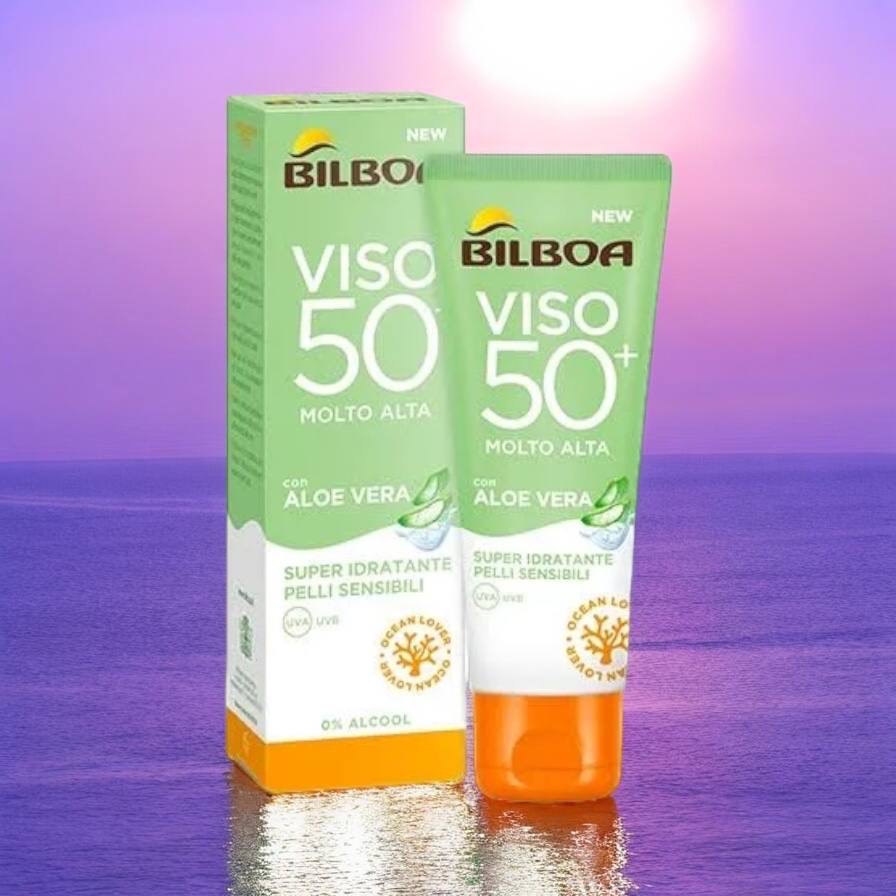 ALOE SENSITIVE CREMA SOLARE VISO SPF50+ BILBOA 50ML