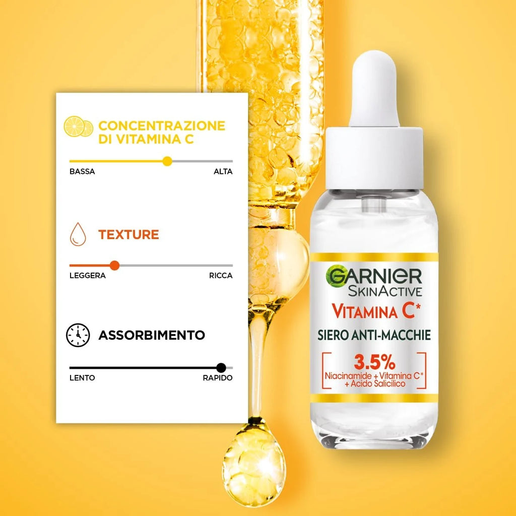 Garnier Siero Antimacchie Viso con Vitamina C 30ml